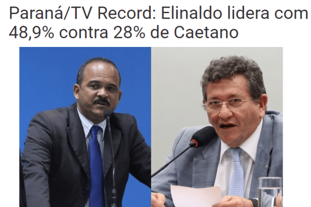 Blog Bahia.BA divulga pesquisa sobre a disputa eleitoral a Prefeitura de Camaçari
