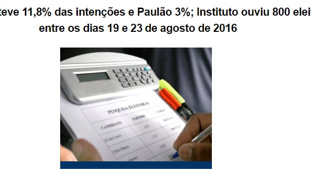 Gazeta Web.Com divulga pesquisa sobre a disputa eleitoral a Prefeitura de Maceió
