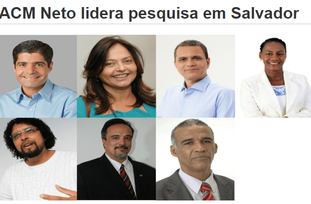 Rádio Sociedade divulga pesquisa sobre a disputa eleitoral a Prefeitura de Salvador
