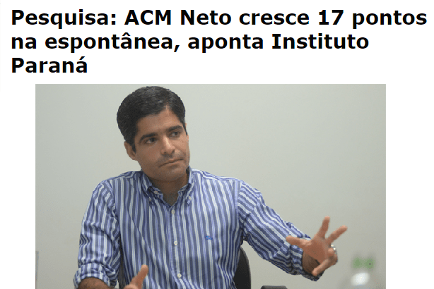 Site F7 Online divulga pesquisa sobre a disputa eleitoral a Prefeitura de Salvador – BA