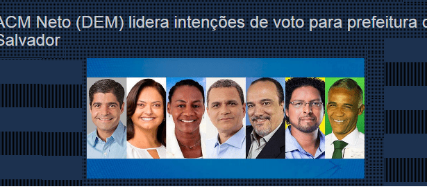 LD Notícias divulga pesquisa sobre a disputa eleitoral a Prefeitura de Salvador