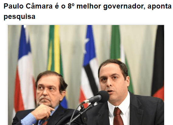 Blog Do G Silva comenta em matéria a pesquisa realizada pela Paraná Pesquisas