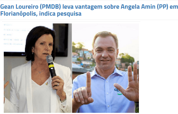 Minas 247 divulga pesquisa de 2º turno sobre a disputa eleitoral a Prefeitura de Florianópolis - SC