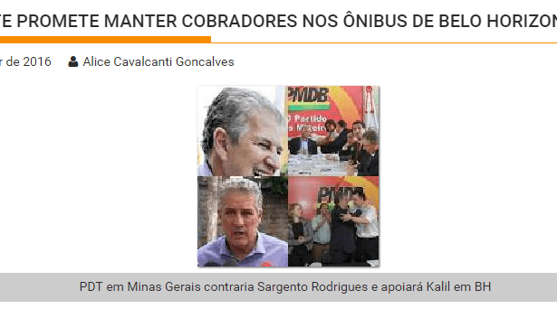 Brasil Notícias divulga pesquisa de 2º turno sobre a disputa eleitoral a Prefeitura de Belo Horizonte – MG