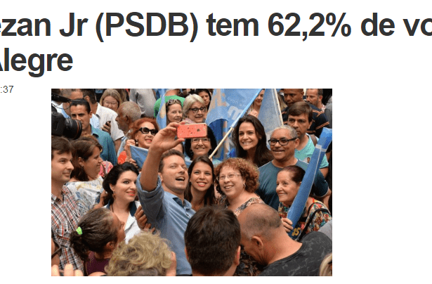 ADJORIBR - Jornais do Interior divulga pesquisa de 2º turno sobre a disputa eleitoral a Prefeitura de Porto Alegre - RS