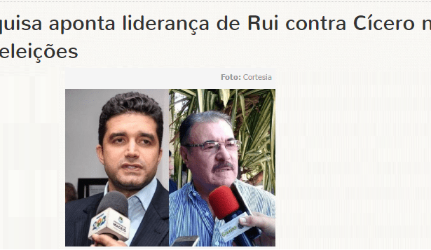 Site Melhor Notícia divulga pesquisa de 2º turno sobre a disputa eleitoral a Prefeitura de Maceió - AL