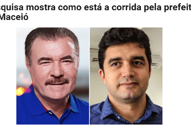 Diário De Maceió divulga pesquisa de 2º turno sobre a disputa eleitoral a Prefeitura de Maceió - AL