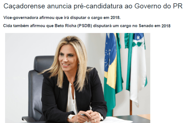 Diário Rio Do Peixe divulga pesquisa sobre a popularidade dos candidatos a Senador(a) do Estado do Paraná