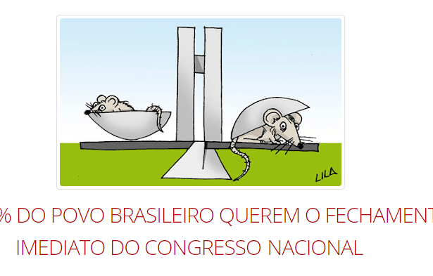 Blog Temperos E Apimentadas divulga pesquisa com a opinião dos Brasileiros sobre a dissolução do Congresso Nacional