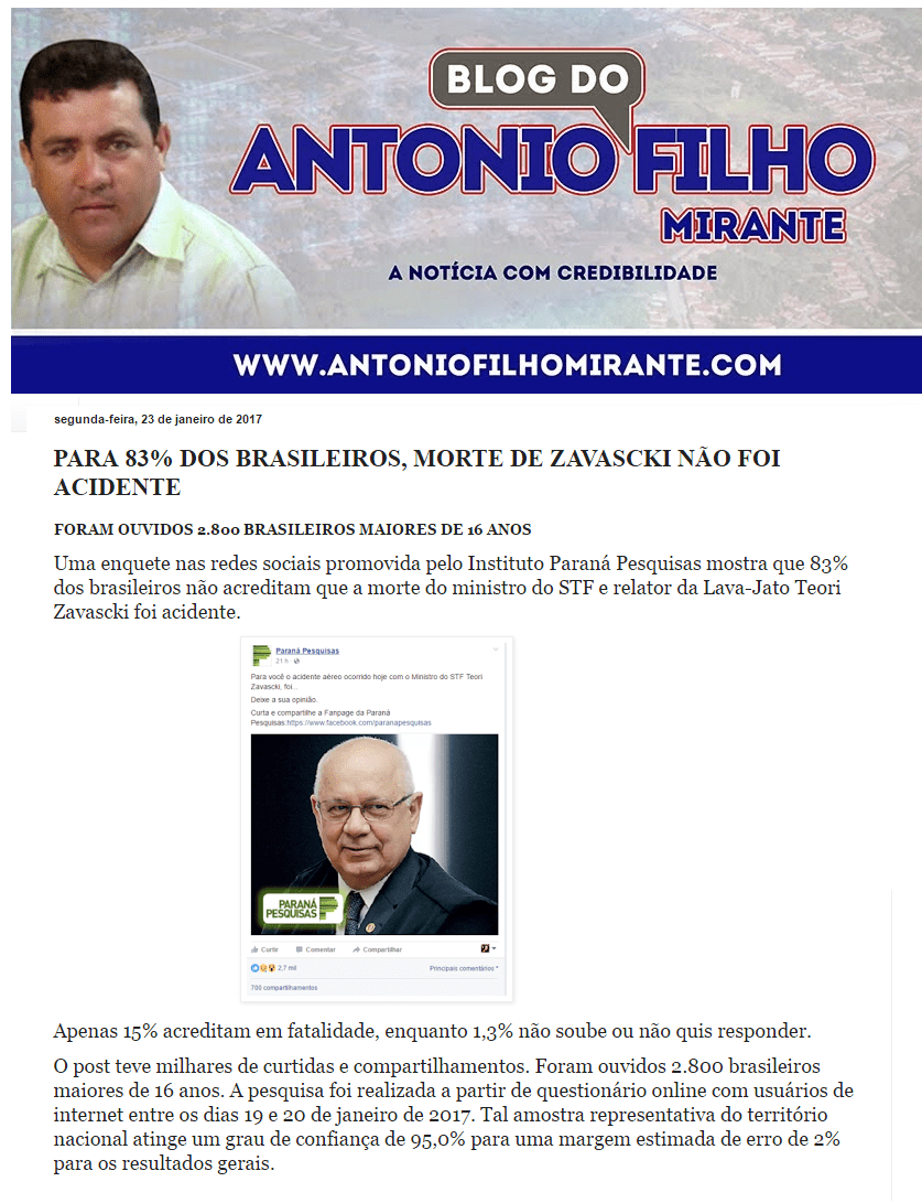 Blog do Antonio Filho Mirante