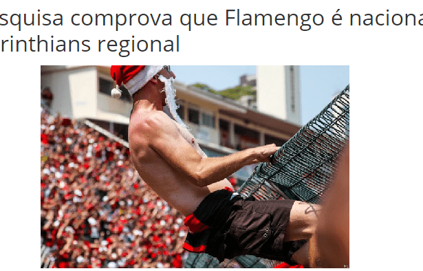 Site Flamengo Agora.com.br divulga pesquisa sobre a preferência dos Brasileiros com relação aos Times de Futebol