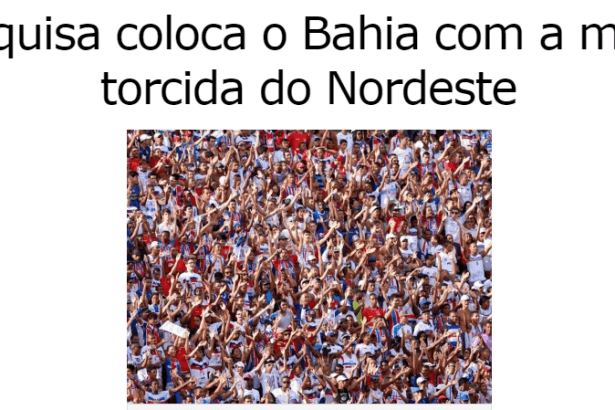 Leia Já.com divulga pesquisa sobre a preferência dos Brasileiros com relação aos Times de Futebol