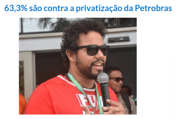 Portal Cidades divulga pesquisa com a opinião dos Brasileiros sobre a privatização das Empresas Estatais