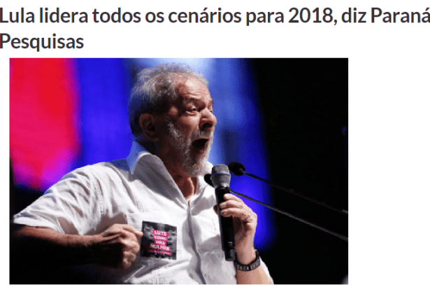 Portal Alagoinhas Hoje divulga pesquisa com a opinião dos brasileiros sobre as eleições Presidências em 2018