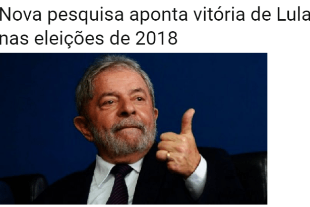 Folha Regional divulga pesquisa com a opinião dos brasileiros sobre as eleições Presidências em 2018