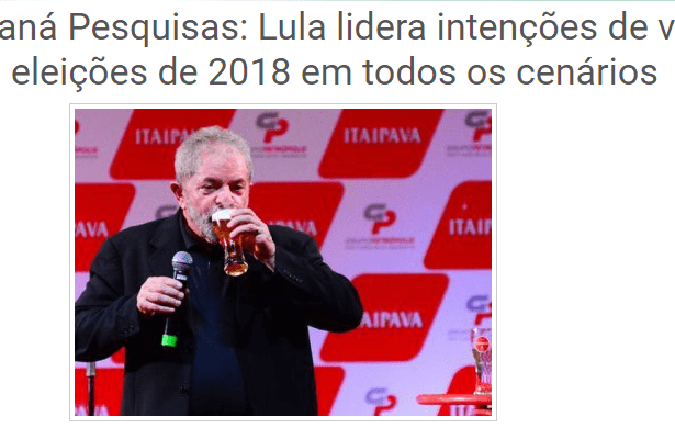 Rádio Caraíbas FM divulga pesquisa com a opinião dos brasileiros sobre as eleições Presidências em 2018