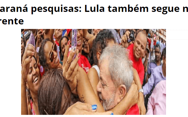 Central da Esquerda divulga pesquisa com a opinião dos brasileiros sobre as eleições Presidências em 2018