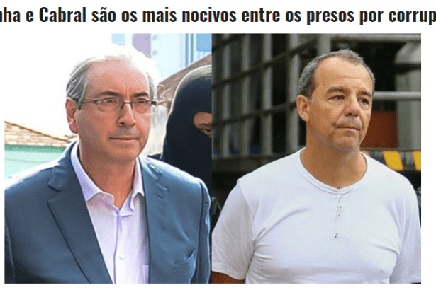 O Iguassu Del Paraná divulga pesquisa com a opinião dos brasileiros sobre o maior Vilão do Brasil