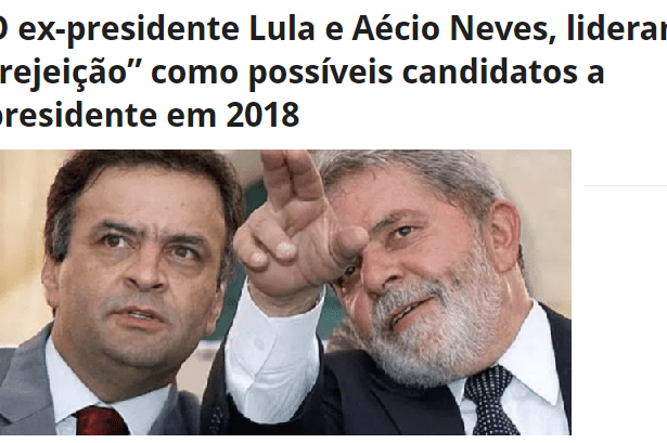BIC Notícias divulga pesquisa realizada pela Paraná Pesquisas com a opinião dos Brasileiros sobre o ex-Presidente Lula