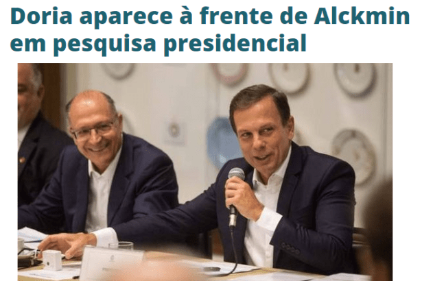 TNH 1 - Tv Pajuçara divulga pesquisa nacional realizada pela Paraná Pesquisas sobre o Prefeito João Doria da cidade de São Paulo
