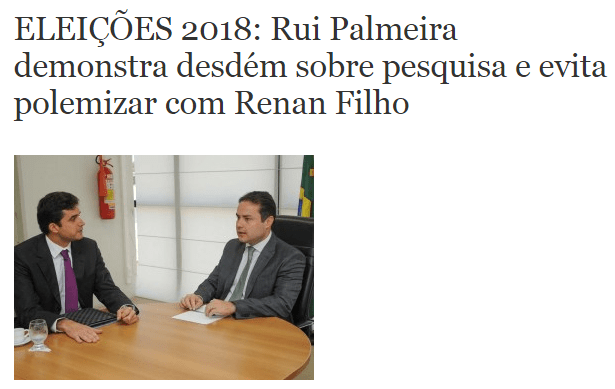 Portal Tudo no Minuto divulga pesquisa realizada em Alagoas sobre a disputa eleitoral para Governador do Estado