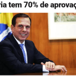 Veja.com - Radar On-Line divulga pesquisa realizada no município de São Paulo sobre a popularidade do Prefeito João Doria