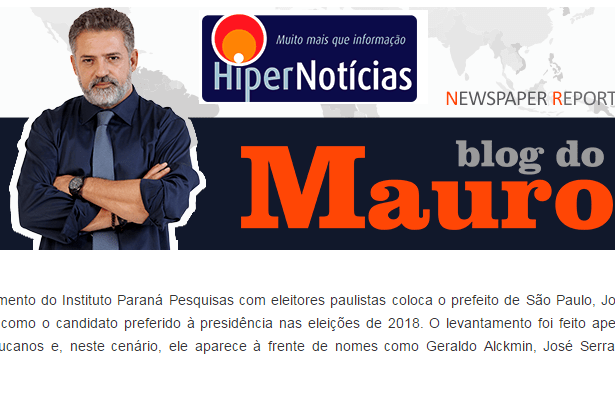 Hiper Notícias comenta pesquisa realizada em São Paulo sobre a disputa eleitoral para Presidente do Brasil