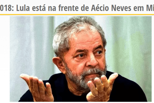 Blog Do Jeso divulga pesquisa realizada em Minas Gerais sobre a disputa eleitoral para Presidente do Brasil