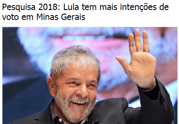 NE Notícias - Eleições 2018 divulga pesquisa realizada em Minas Gerais sobre a disputa eleitoral para Presidente do Brasil