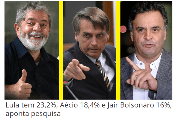 Expresso AM divulga pesquisa realizada em Minas Gerais sobre a disputa eleitoral para Presidente do Brasil