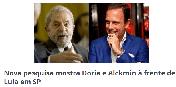 Portal Day News divulga pesquisa realizada em São Paulo sobre a disputa eleitoral para Presidente do Brasil