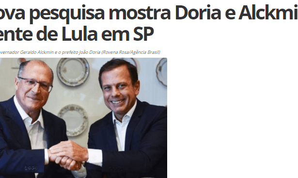 Portal Expressão MS divulga pesquisa realizada em São Paulo sobre a disputa eleitoral para Presidente do Brasil