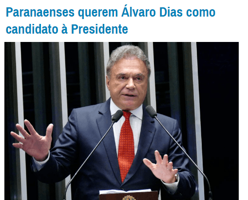 Portal de Araucária divulga pesquisa realizada no Estado do Paraná sobre a popularidade do Presidente Michel Temer