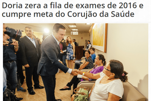 Portal Tia Cândia divulga pesquisa realizada no município de São Paulo sobre o Prefeito da cidade João Doria