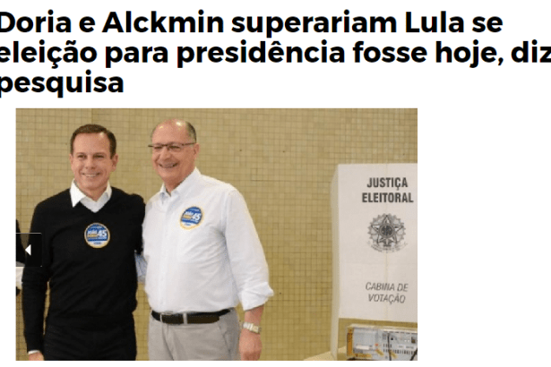 Portal TV Sol divulga pesquisa realizada em São Paulo sobre a disputa eleitoral para Presidente do Brasil