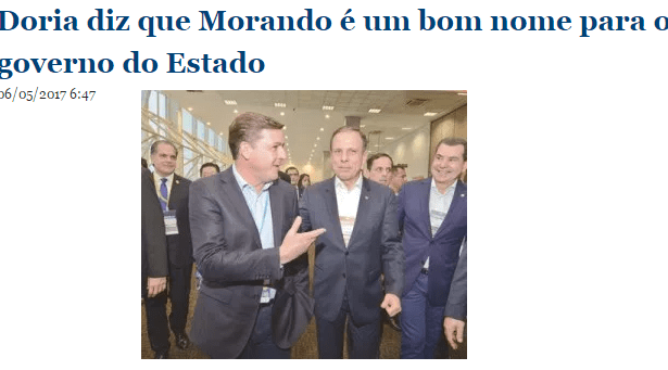 Diário Regional divulga pesquisa realizado em São Bernardo sobre a disputa eleitoral para Governador do Estado de São Paulo