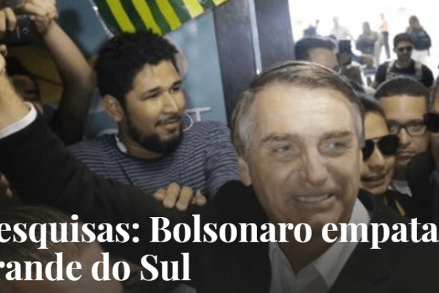 Portal Novo Segundo divulga pesquisa realizado no Estado do Rio Grande do Sul sobre a disputa eleitoral para Presidente do Brasil