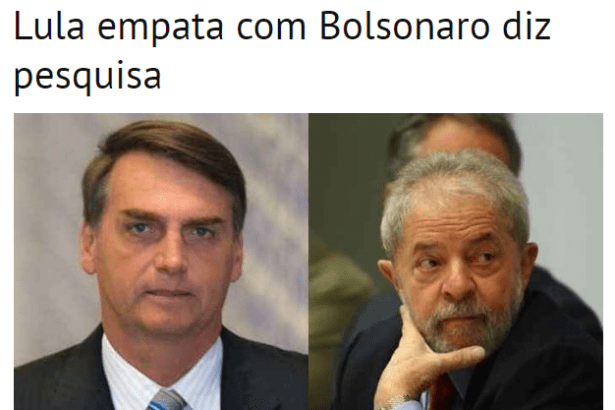 Portal Distrito SA divulga pesquisa realizado no Estado do Rio Grande do Sul sobre a disputa eleitoral para Presidente do Brasil