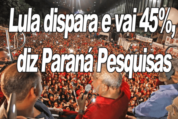 Portal Contra O Golpe Fascista divulga pesquisa realizada no Estado do Sergipe sobre a disputa eleitoral para Presidente do Brasil