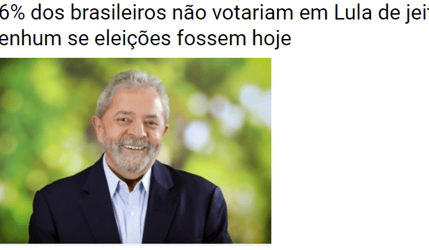 Portal Na Mira MT divulga pesquisa nacional realizada pela Paraná Pesquisas sobre o ex-presidente Lula