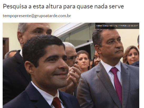 A Tarde - Tempo Presente - Levi Vasconcelos divulga pesquisa realizada pela Paraná Pesquisas