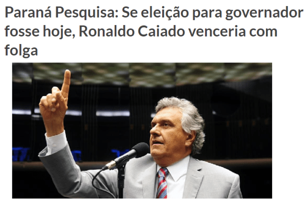 Portal 6 divulga pesquisa realizada no Estado de Goiás sobre a disputa eleitoral para Governador do Estado