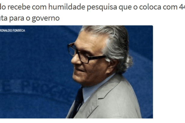 Política Distrital divulga pesquisa realizada no Estado de Goiás sobre a disputa eleitoral para Governador do Estado