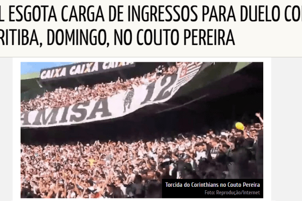 Portal Meu Timão cita em matéria pesquisa realizada pela Paraná Pesquisas sobre os times brasileiros de futebol