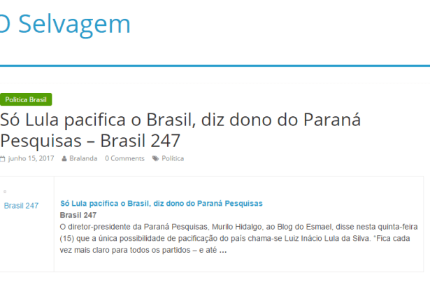 Portal O Selvagem divulga entrevista com o Diretor da Paraná Pesquisas, Murilo Hidalgo