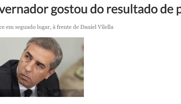 Portal DM Política e Justiça cita em matéria pesquisa realizada pela Paraná Pesquisas