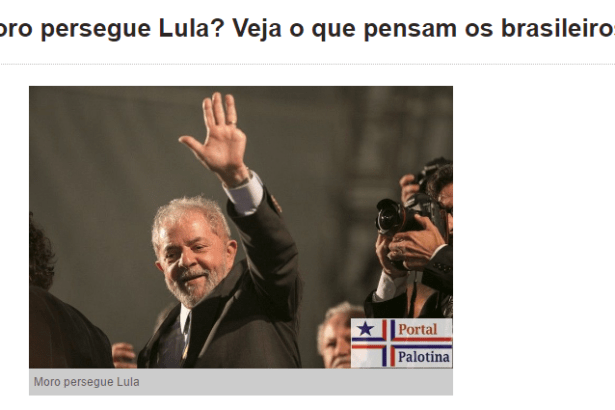 Portal Palotina divulga pesquisa realizada pela Paraná Pesquisas com a opinião dos Brasileiros sobre o Caso do Triplex