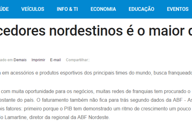 Portal Segs cita em matéria pesquisa realizada pela Paraná Pesquisas sobre os times de futebol brasileiro