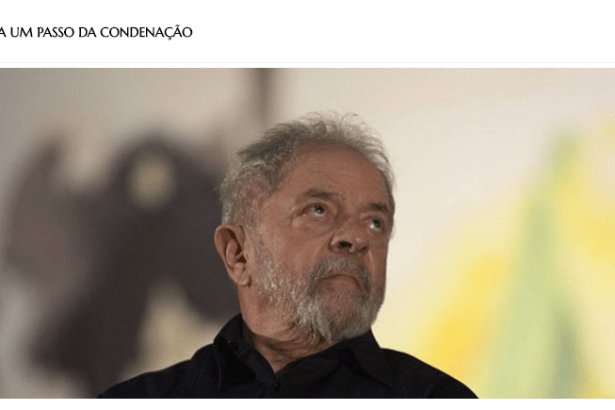 Jornal A Bigorna divulga pesquisa realizada pela Paraná Pesquisas com a opinião dos Brasileiros sobre o ex-Presidente Lula