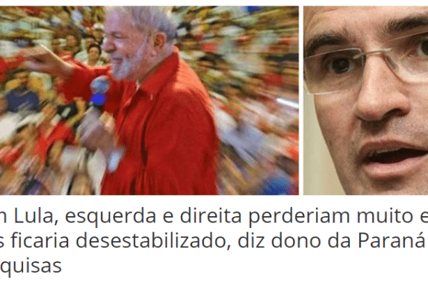 Clube da Esquerda divulga entrevista realizada com o Diretor da Paraná Pesquisas, Murilo Hidalgo